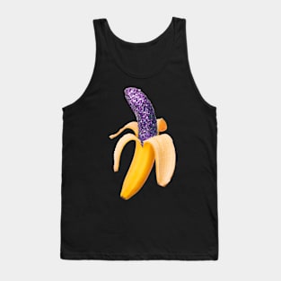 Glitter banana Tank Top